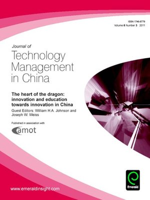cover image of Journal of Technology Management in China, Volume 6, Issue 3
